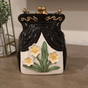 Ceramic Purse Piggy Bank